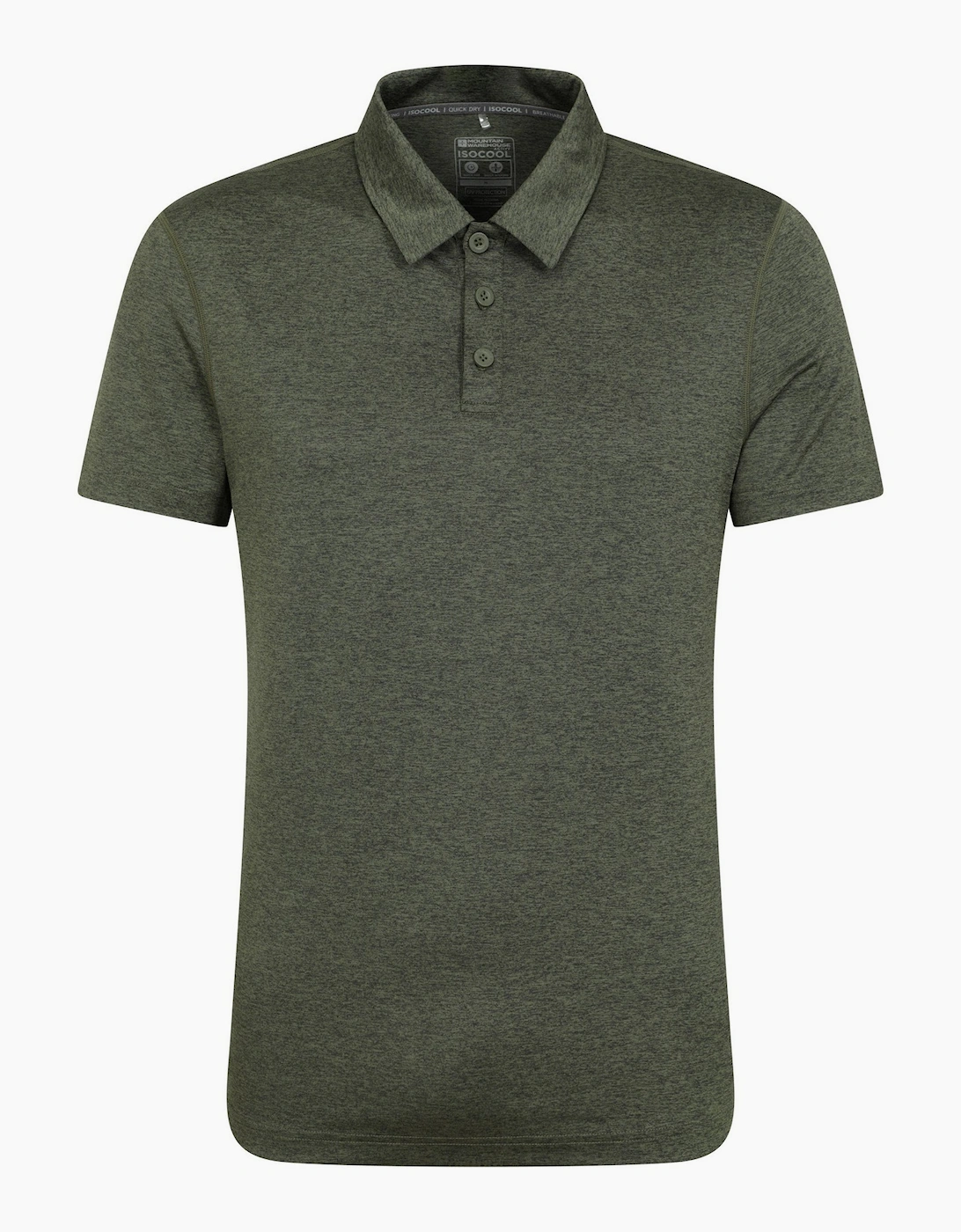 Mountain Warehouse Men's Green Deuce Isocool Polo Shirt - Size: 46