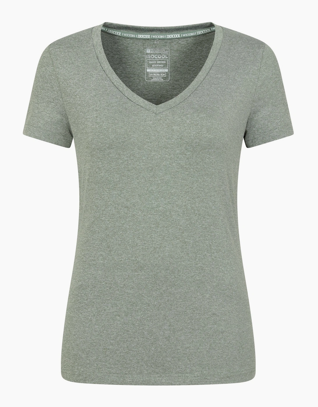 Mountain Warehouse Women's Mountain Warehouse Womens/Ladies Vitality V Neck T-Shirt - Green