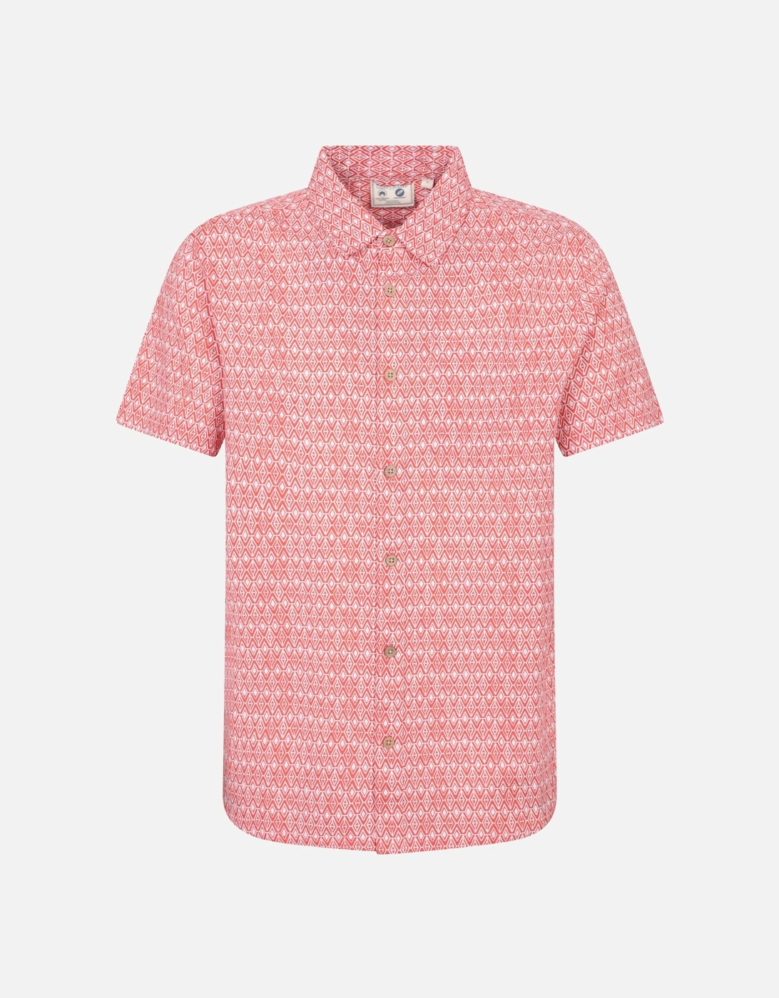 Mountain Warehouse Men's Red Preston Illustration Shirt - Size: 42/Regular