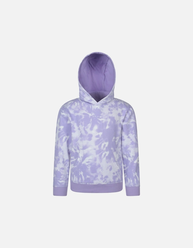 Childrens/Kids Tie Dye Organic Hoodie