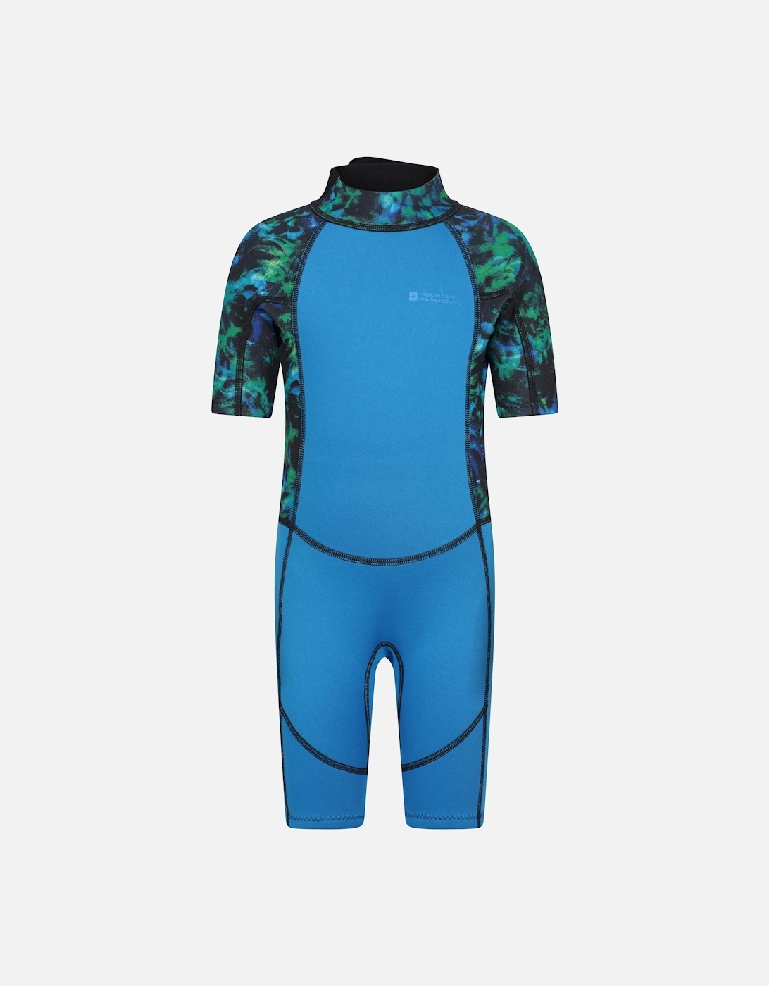 Childrens/Kids Shorty Printed Wetsuit, 2 of 1