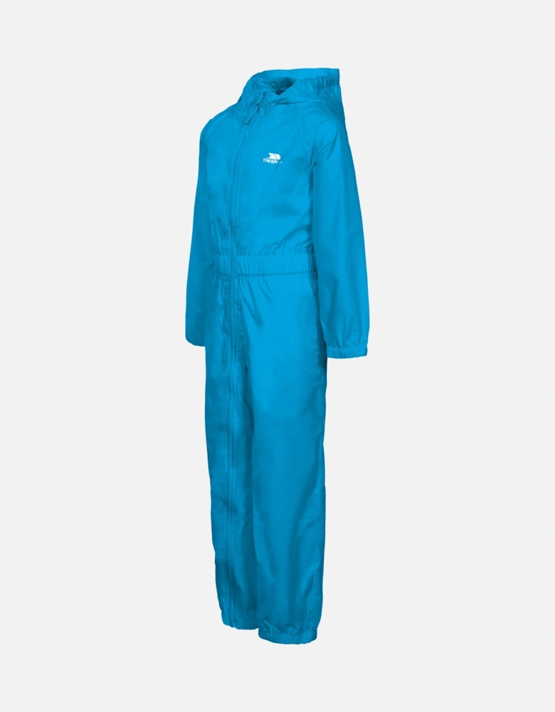 Childrens/Kids Button Rain Suit