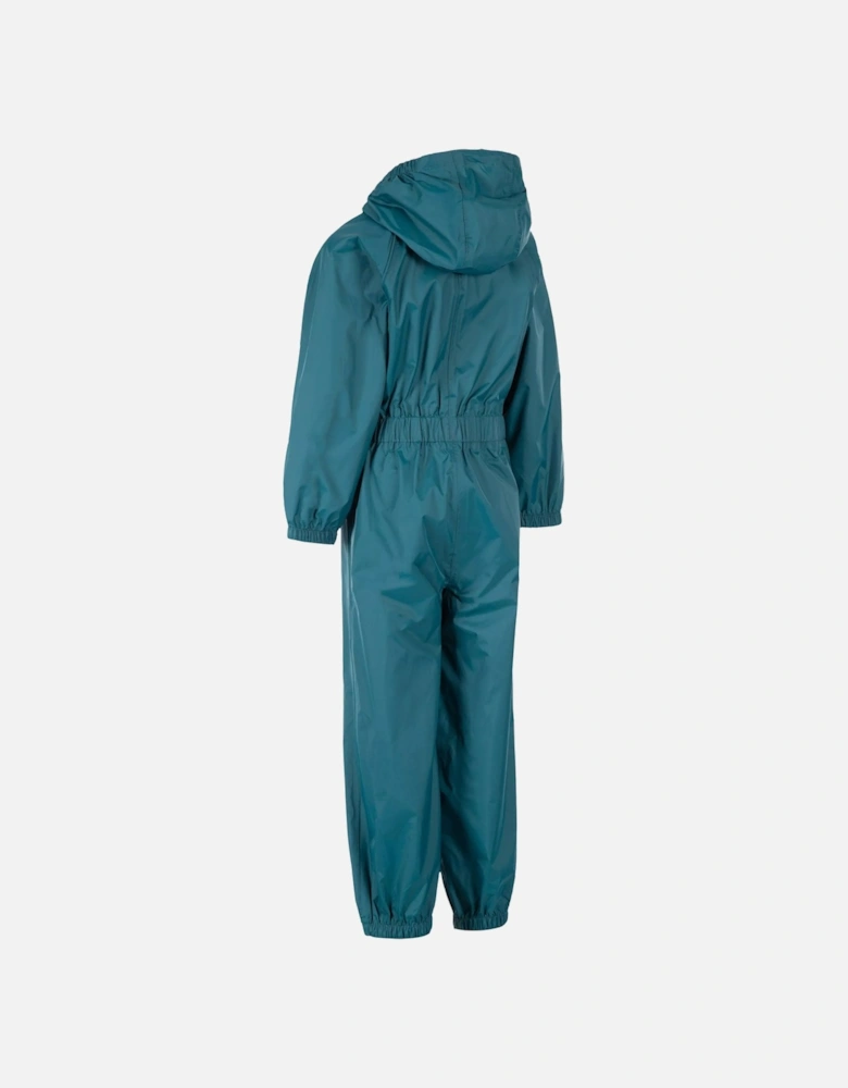 Childrens/Kids Button Rain Suit