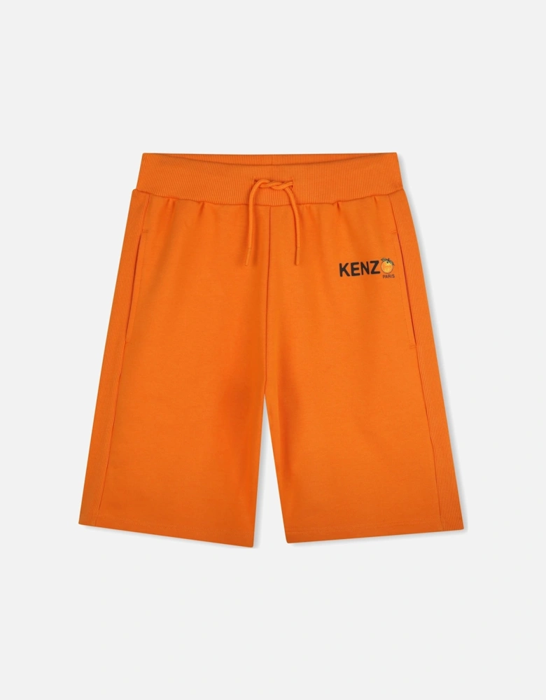KIDS ORANGE SHORTS K61120