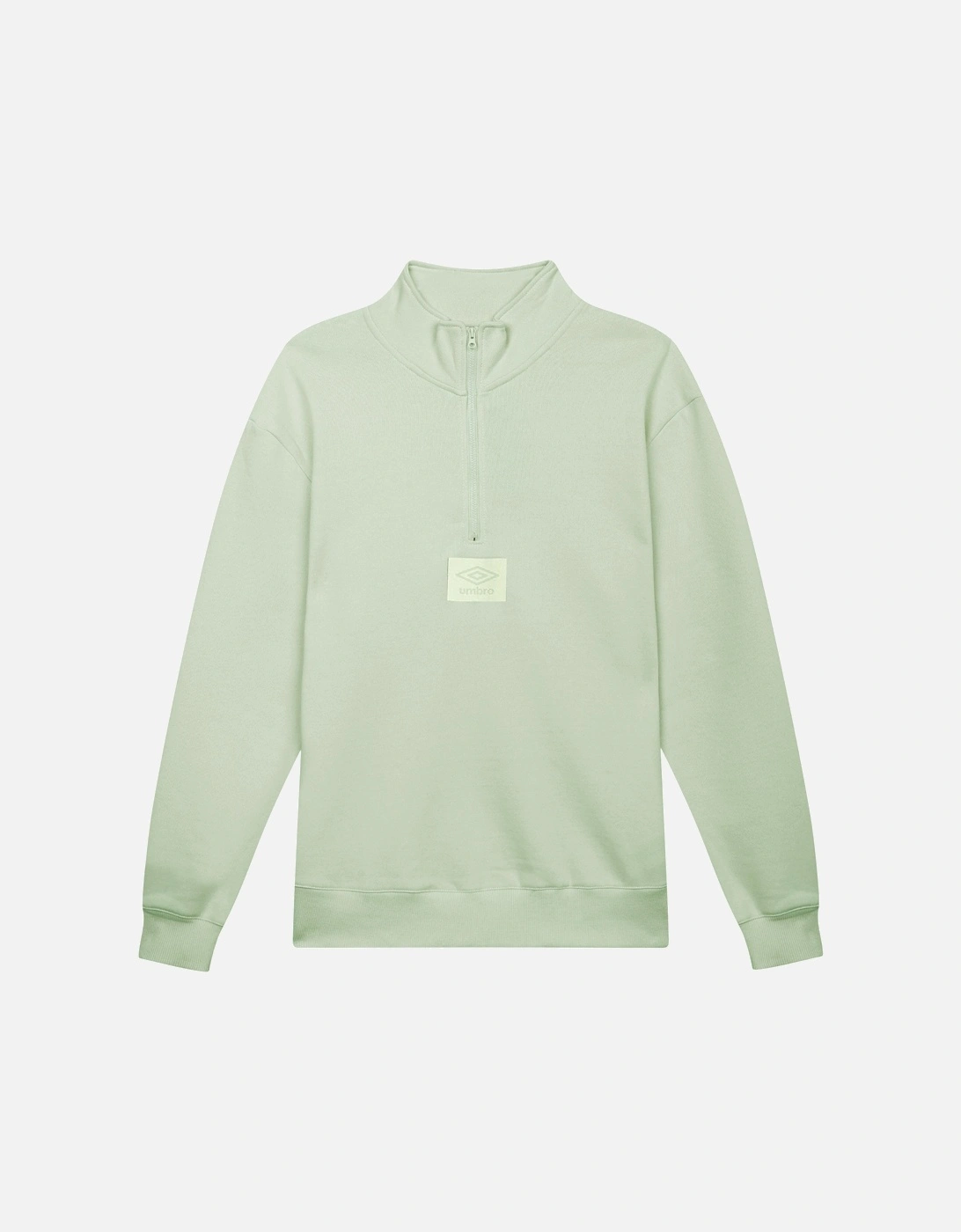 Mens Logo Quarter Zip Fleece Top, 3 of 2