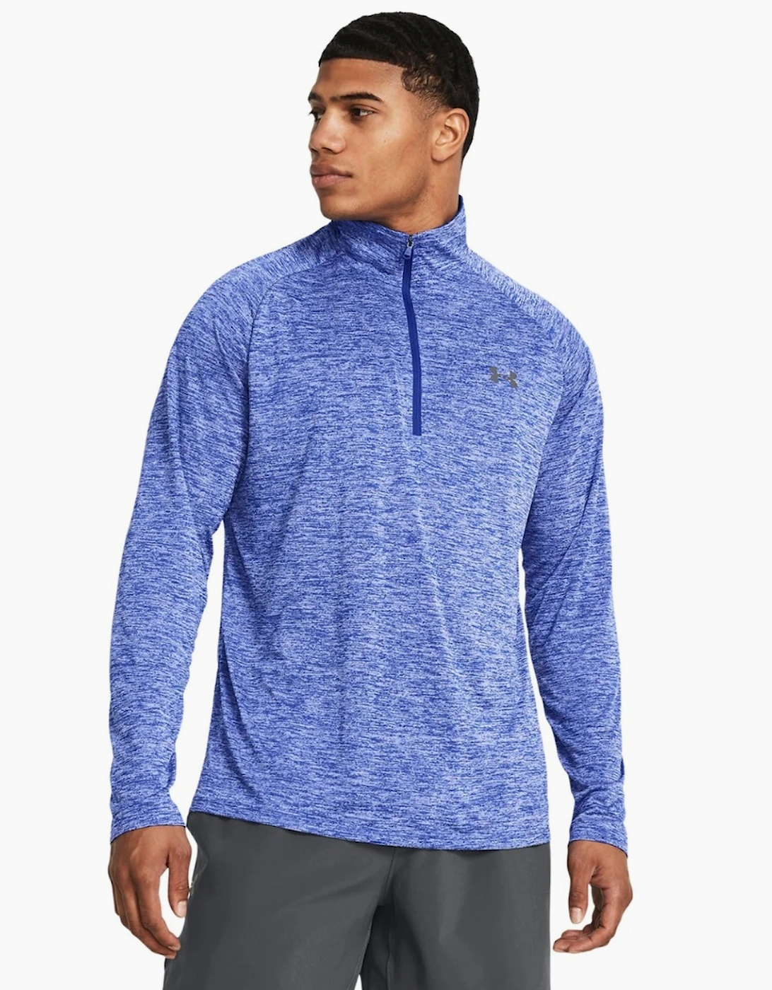 Under Armour Men's Blue 2.0 Half Zip Technical Top  46 3XL