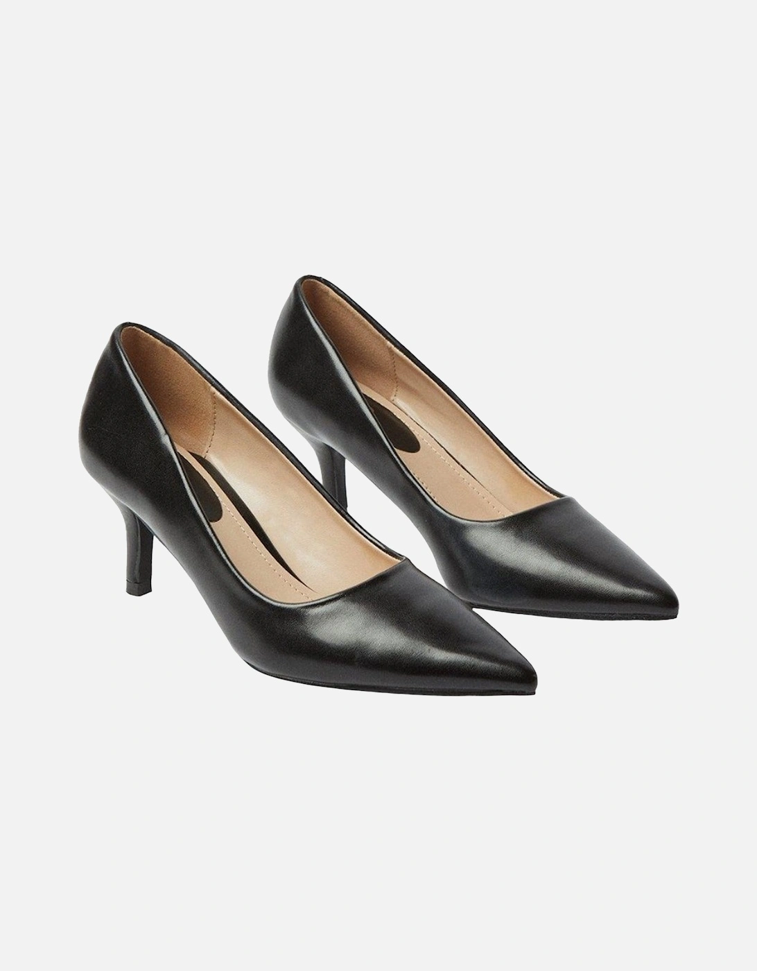 Womens/Ladies Bailey Pointed Stiletto Heel Court Shoes, 4 of 3