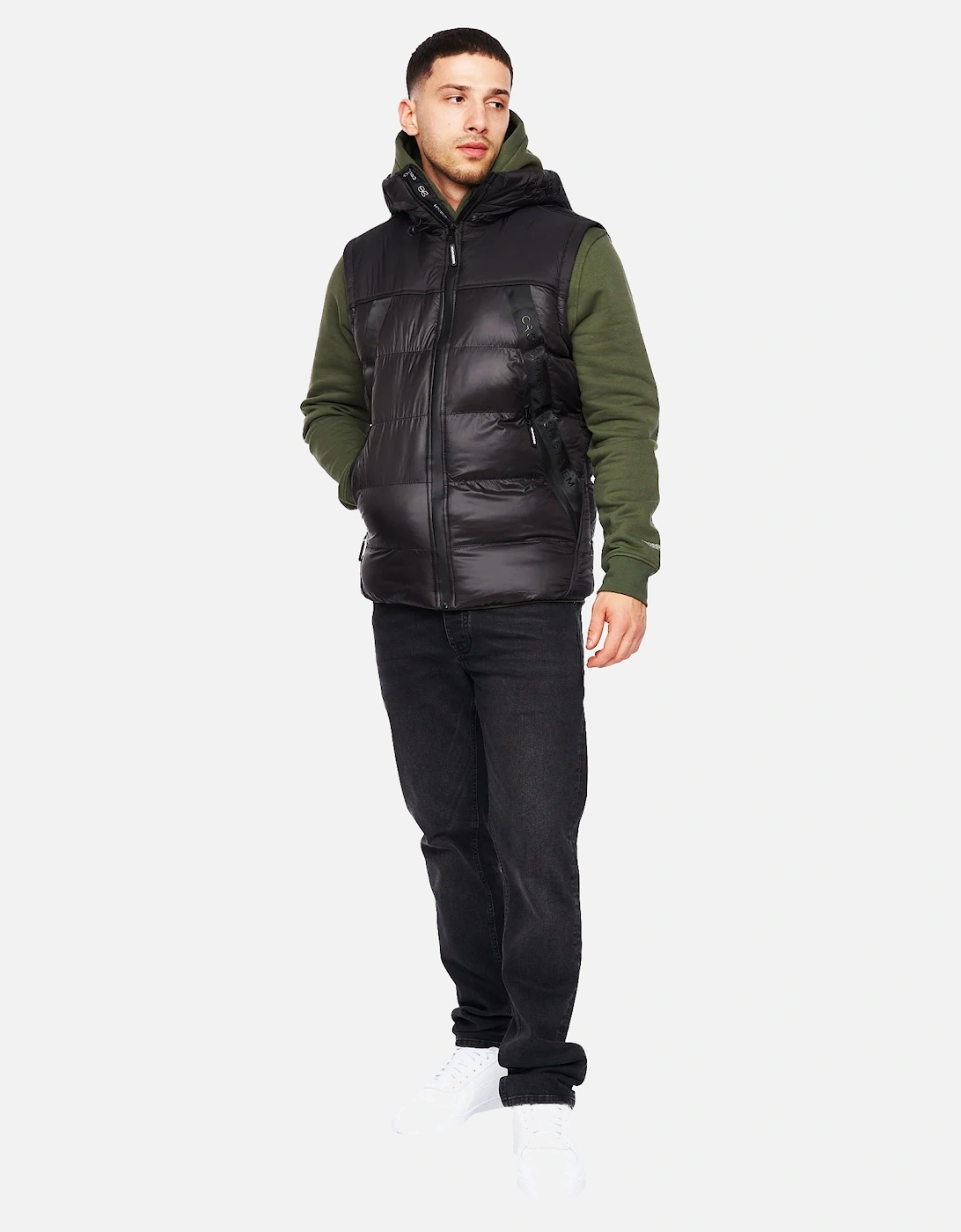 Mens Craystore Hooded Gilet, 4 of 3