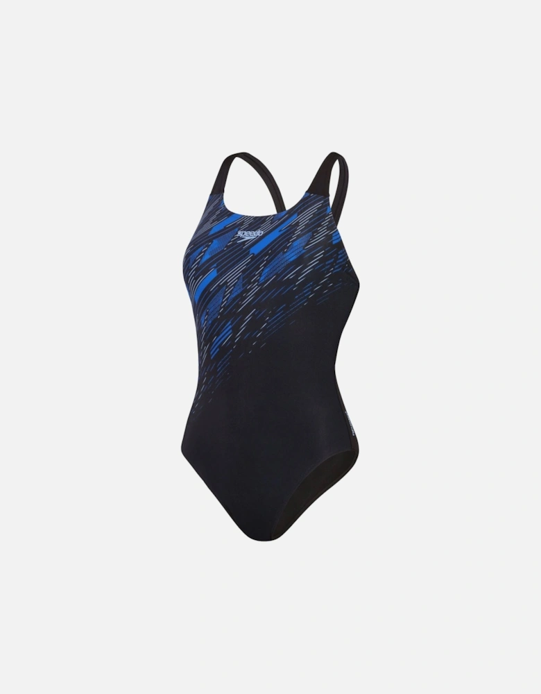 Womens/Ladies Hyperboom Placement Muscleback One Piece Swimsuit