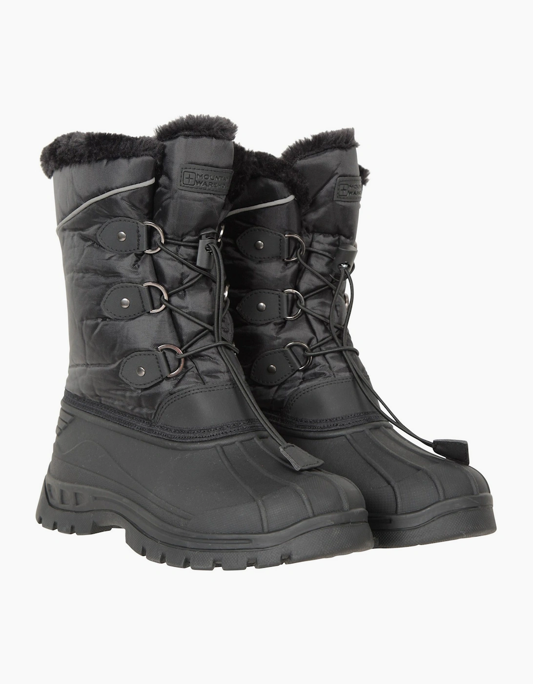 Mountain Warehouse Black Kids Whistler Adaptive Snow Boots - 2 Uk - Image 2