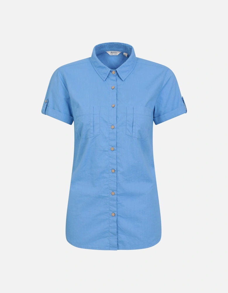 Womens/Ladies Coconut Short-Sleeved Shirt