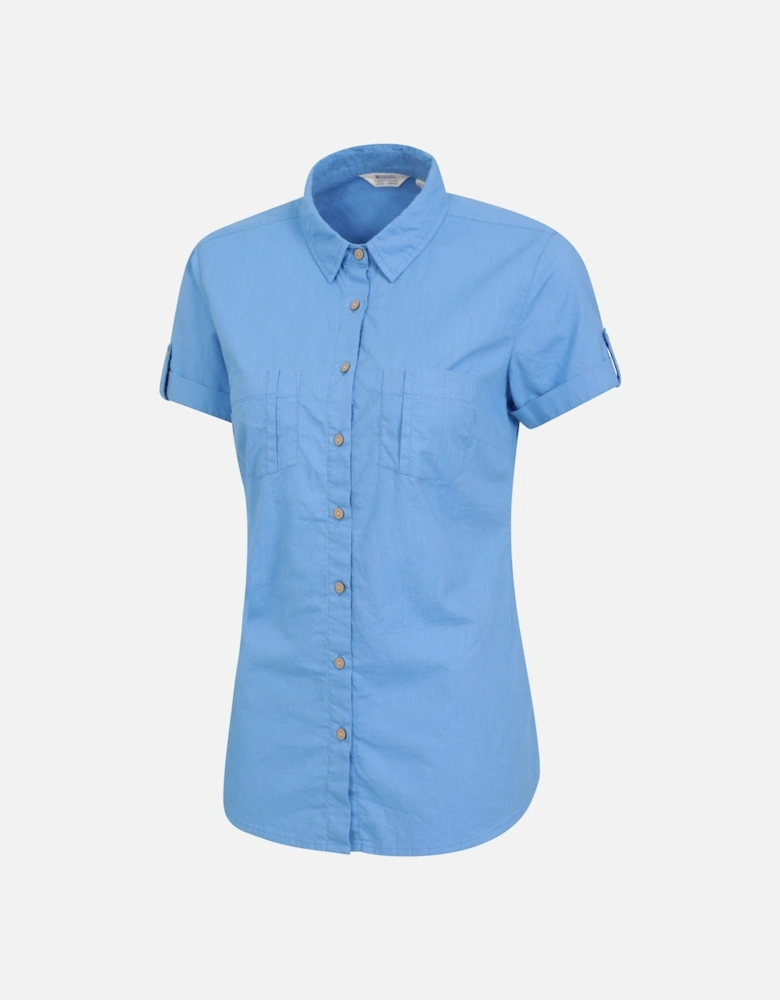 Womens/Ladies Coconut Short-Sleeved Shirt