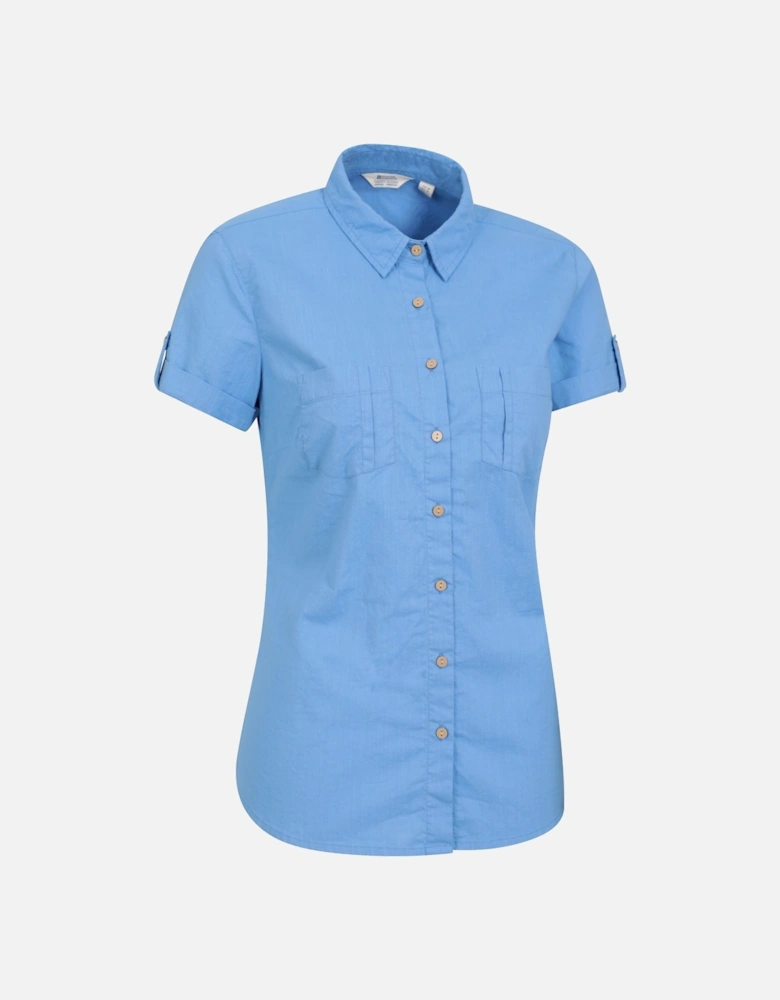 Womens/Ladies Coconut Short-Sleeved Shirt