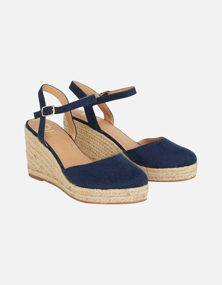 Womens/Ladies Rumor Closed Toe Wedges