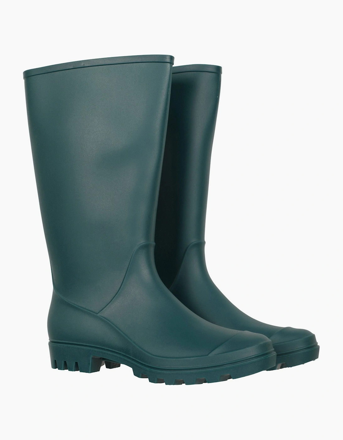 Women's Mountain Warehouse Womens/Ladies Splash Wellington Boots - Blue/Green - Size: 4