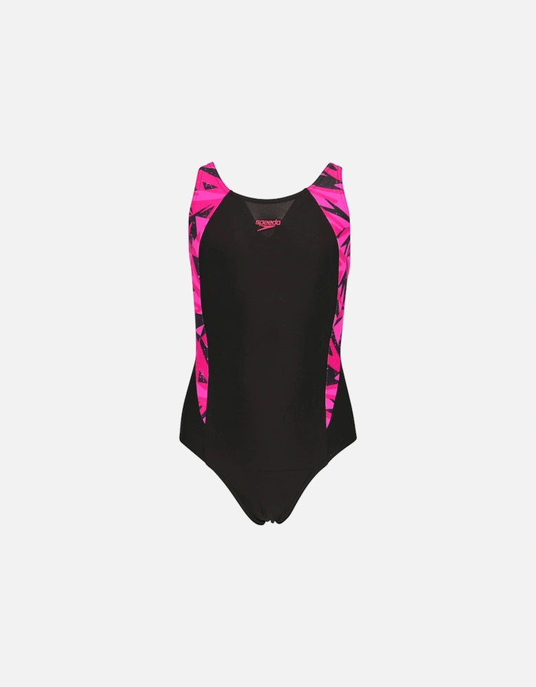 Girls Hyper Boom Splice One Piece Swimsuit