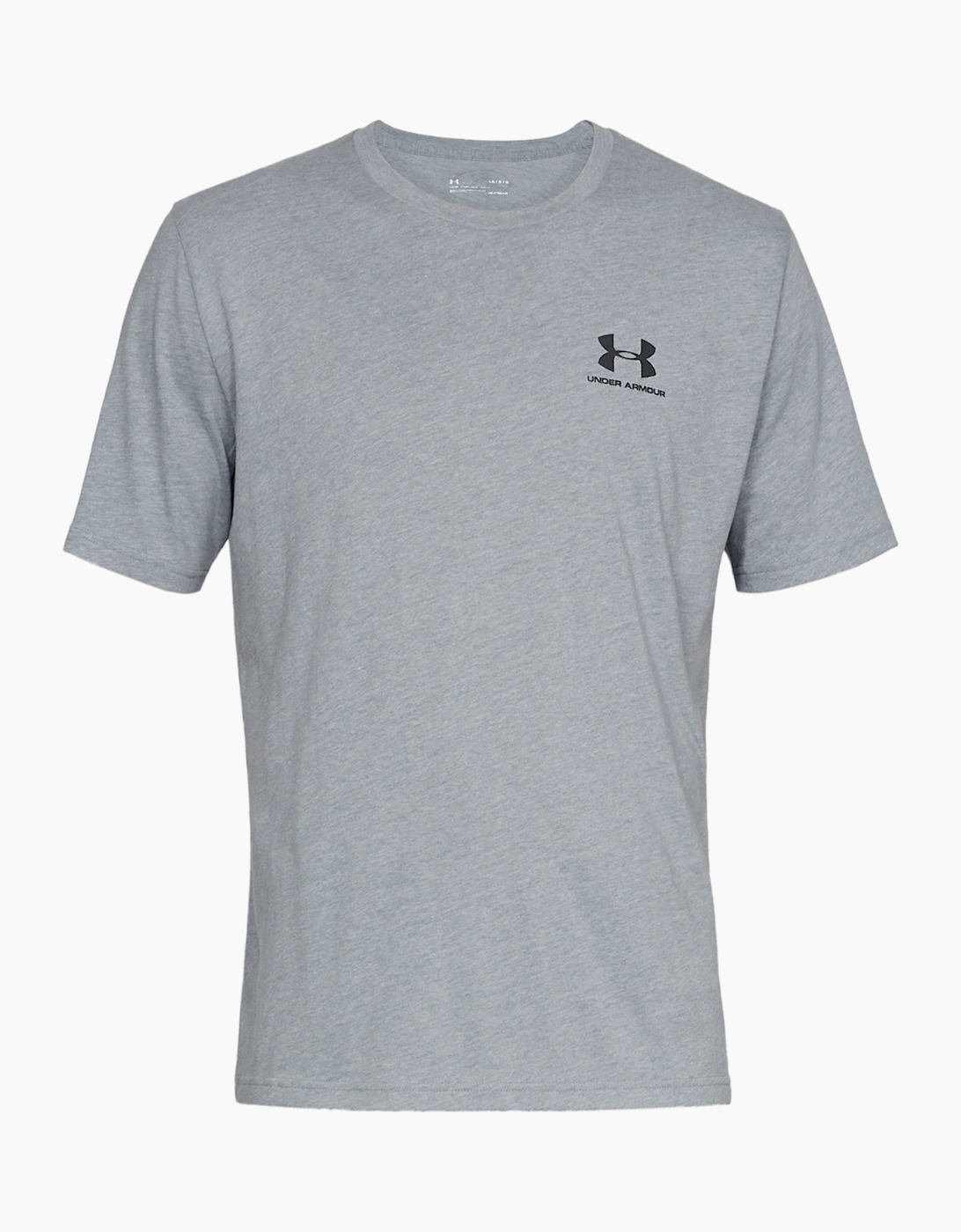 Under Armour Men's Grey Sportstyle Short-Sleeved T-Shirt - : 40/Regular L