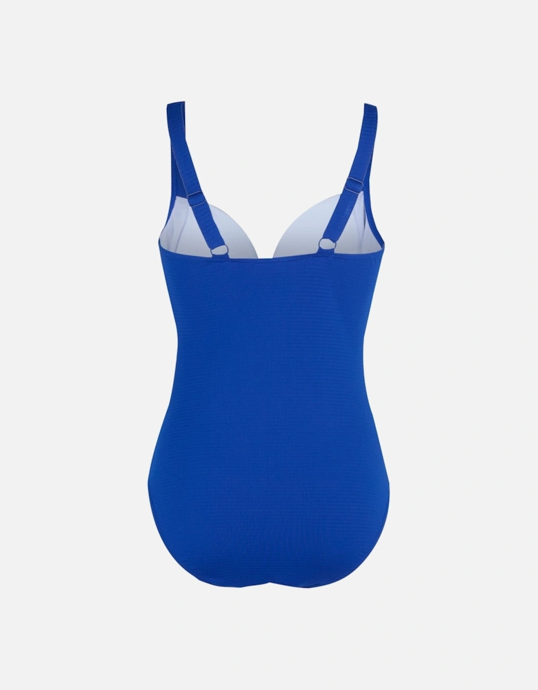 Womens/Ladies Sakari Tummy Control Seeksucker One Piece Swimsuit