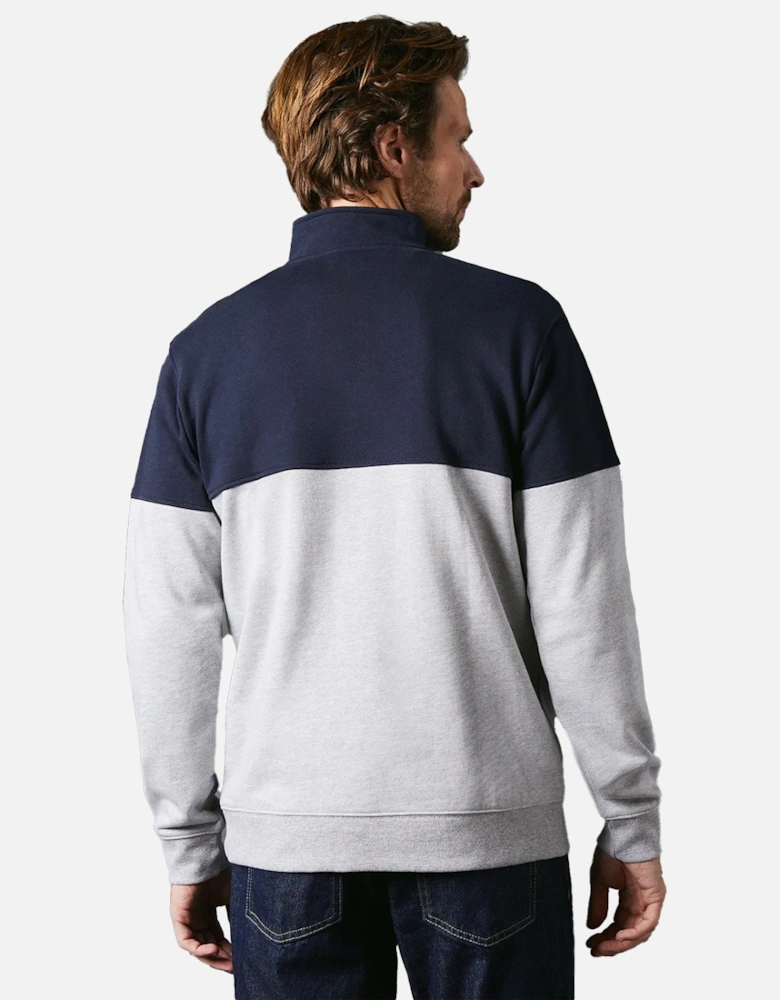 Mens Premium Cotton Funnel Neck Sweatshirt