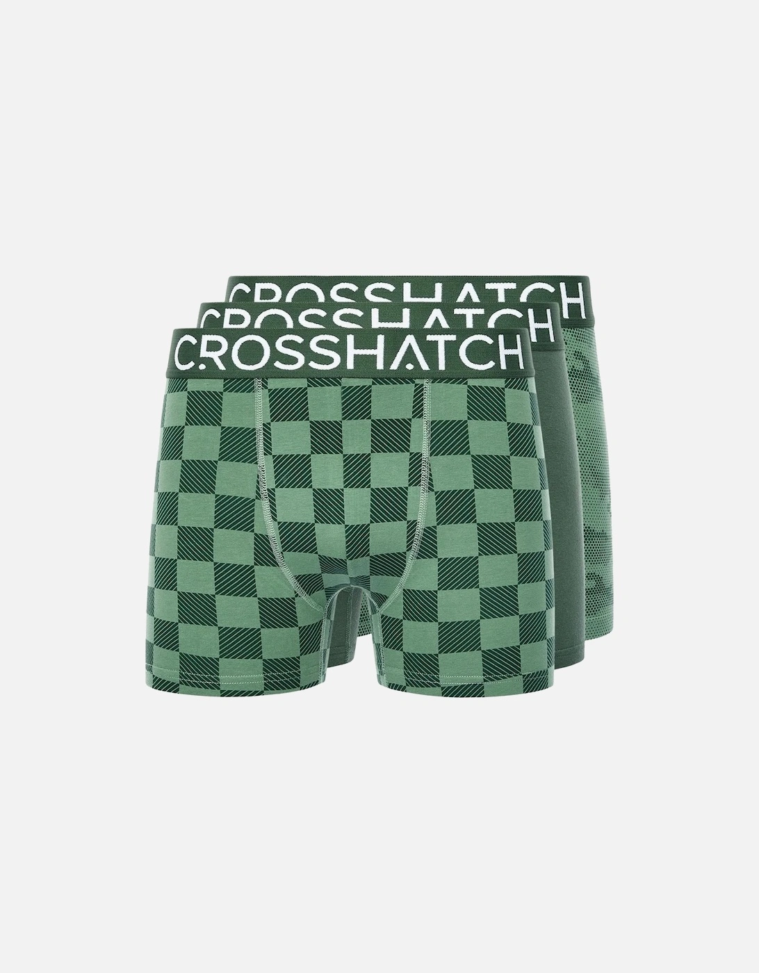 Crosshatch Mens Bresler Boxer Shorts (Pack of 3), 5 of 4