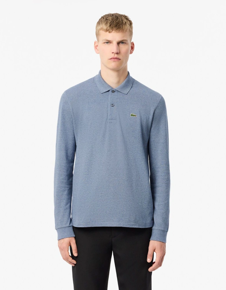 Classic Fit Long Sleeved L.12.12 Polo Shirt
