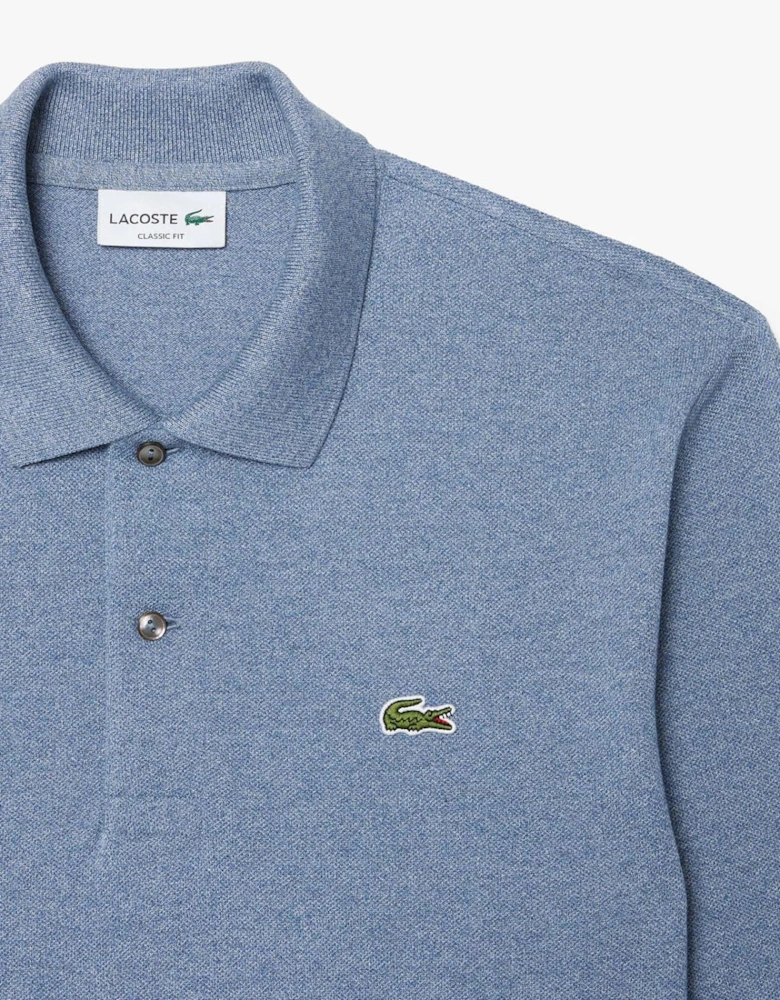 Classic Fit Long Sleeved L.12.12 Polo Shirt
