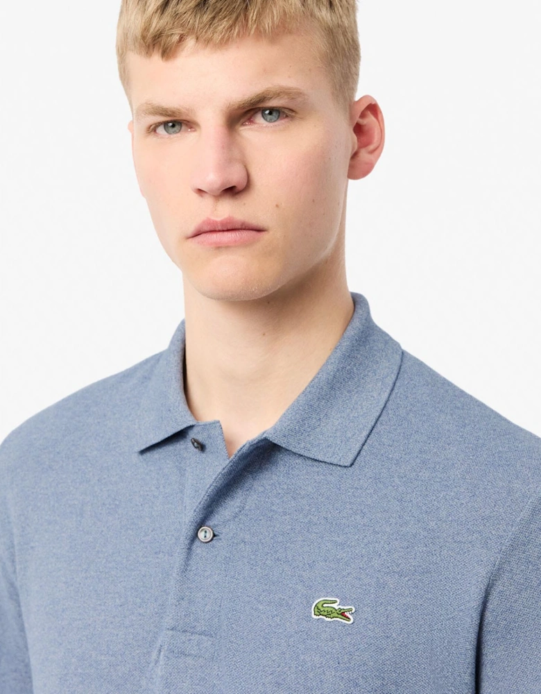 Classic Fit Long Sleeved L.12.12 Polo Shirt