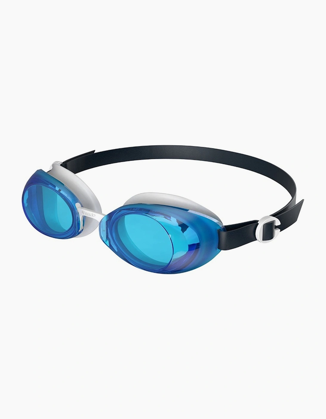 Speedo Unisex Blue White Charcoal Adult Jet 2.0 Swimming Goggles - Size: One Size
