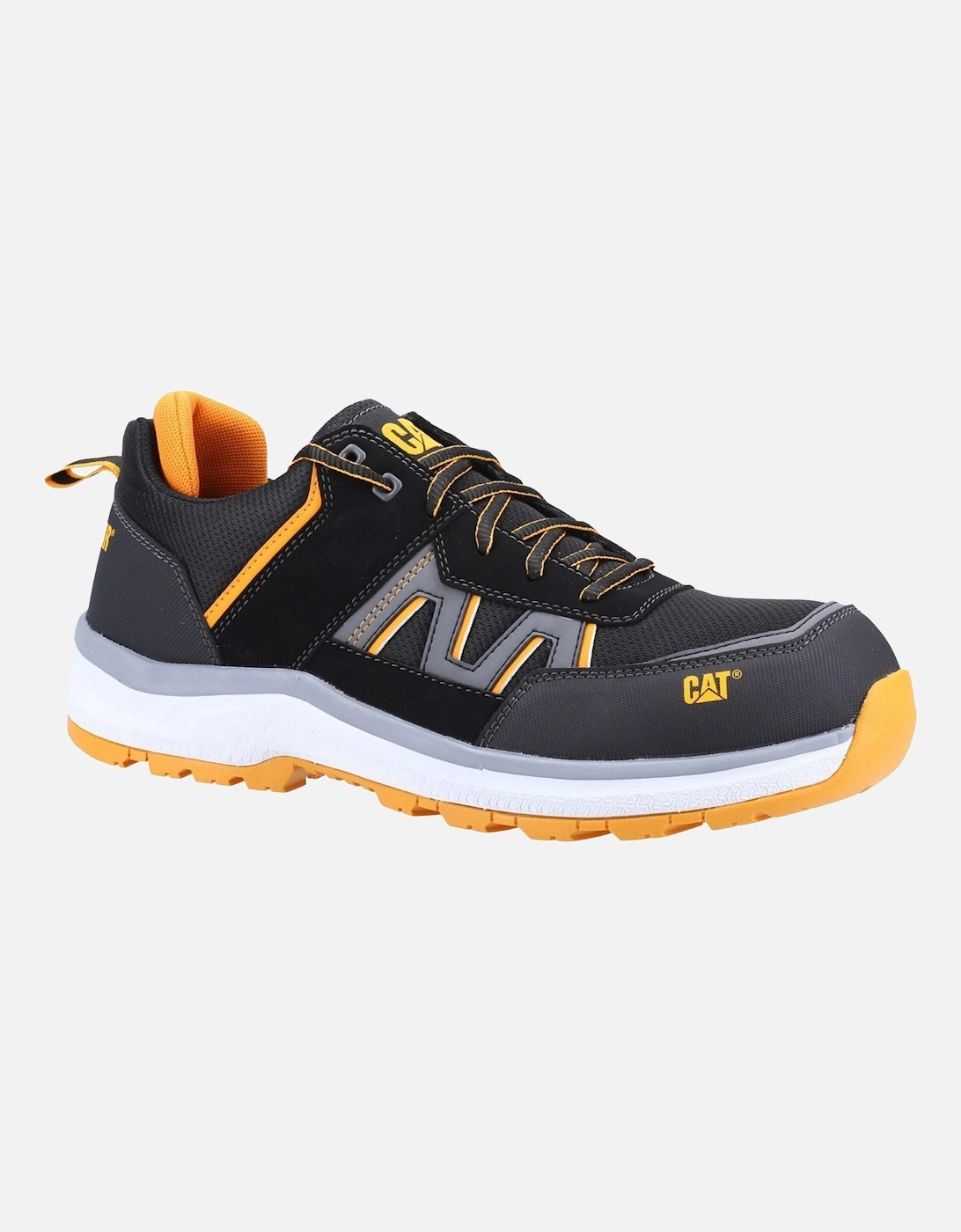 Mens Accelerate Leather Safety Trainers, 5 of 4