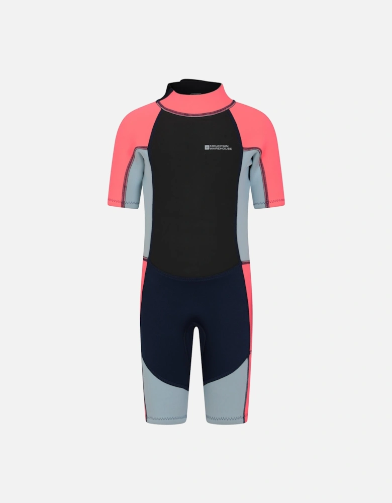 Childrens/Kids Contrast Panel Wetsuit