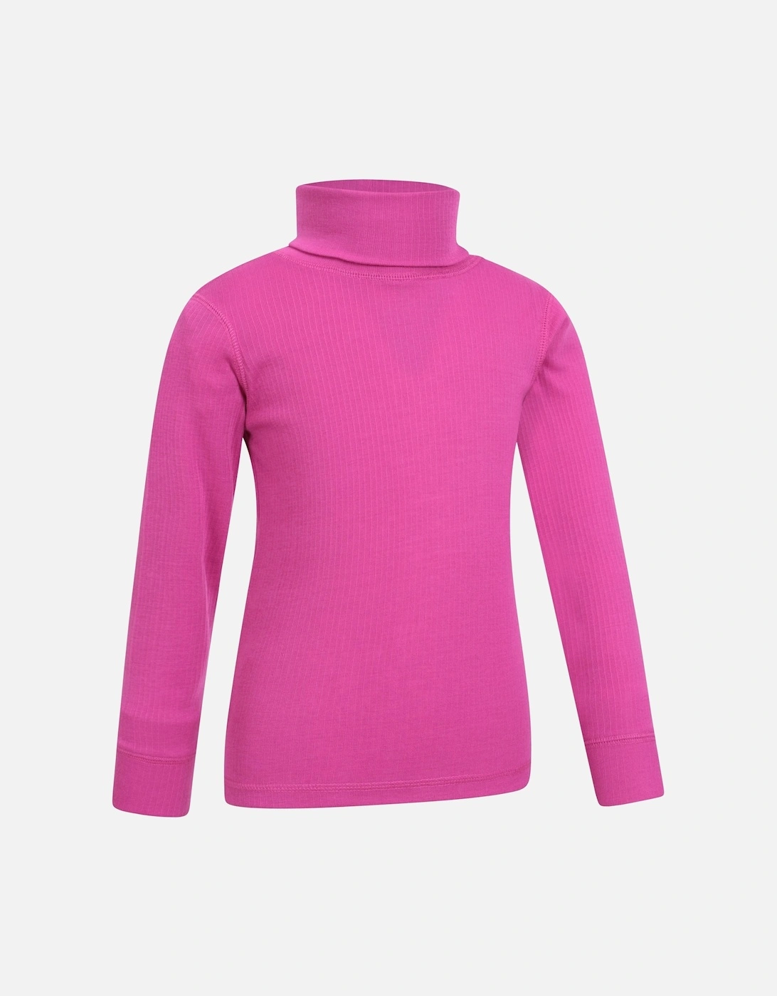Childrens/Kids Talus Roll Neck Long-Sleeved Top