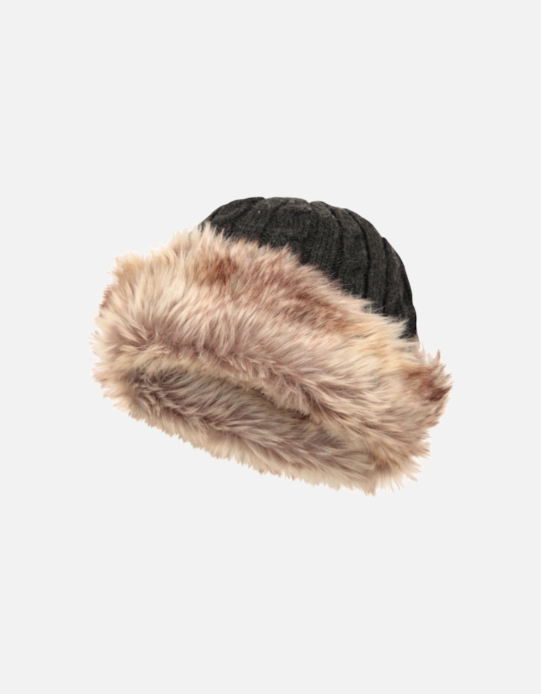 Womens/Ladies Faux Fur Winter Hat