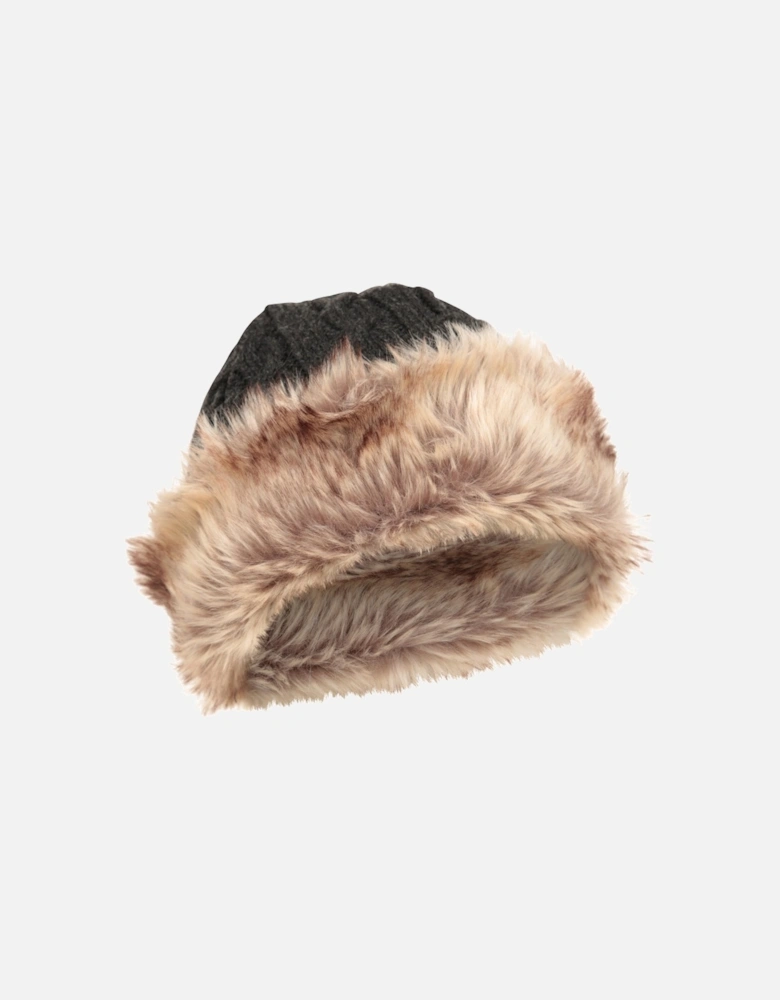 Womens/Ladies Faux Fur Winter Hat