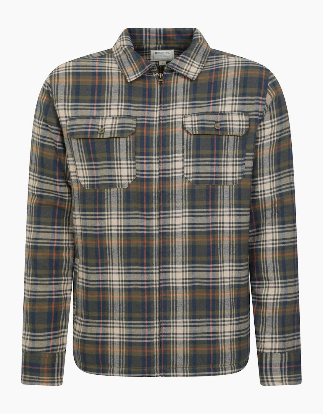 Mountain Warehouse Men's Mountain Warehouse Mens Stream II Flannel Lined Shirt - Green