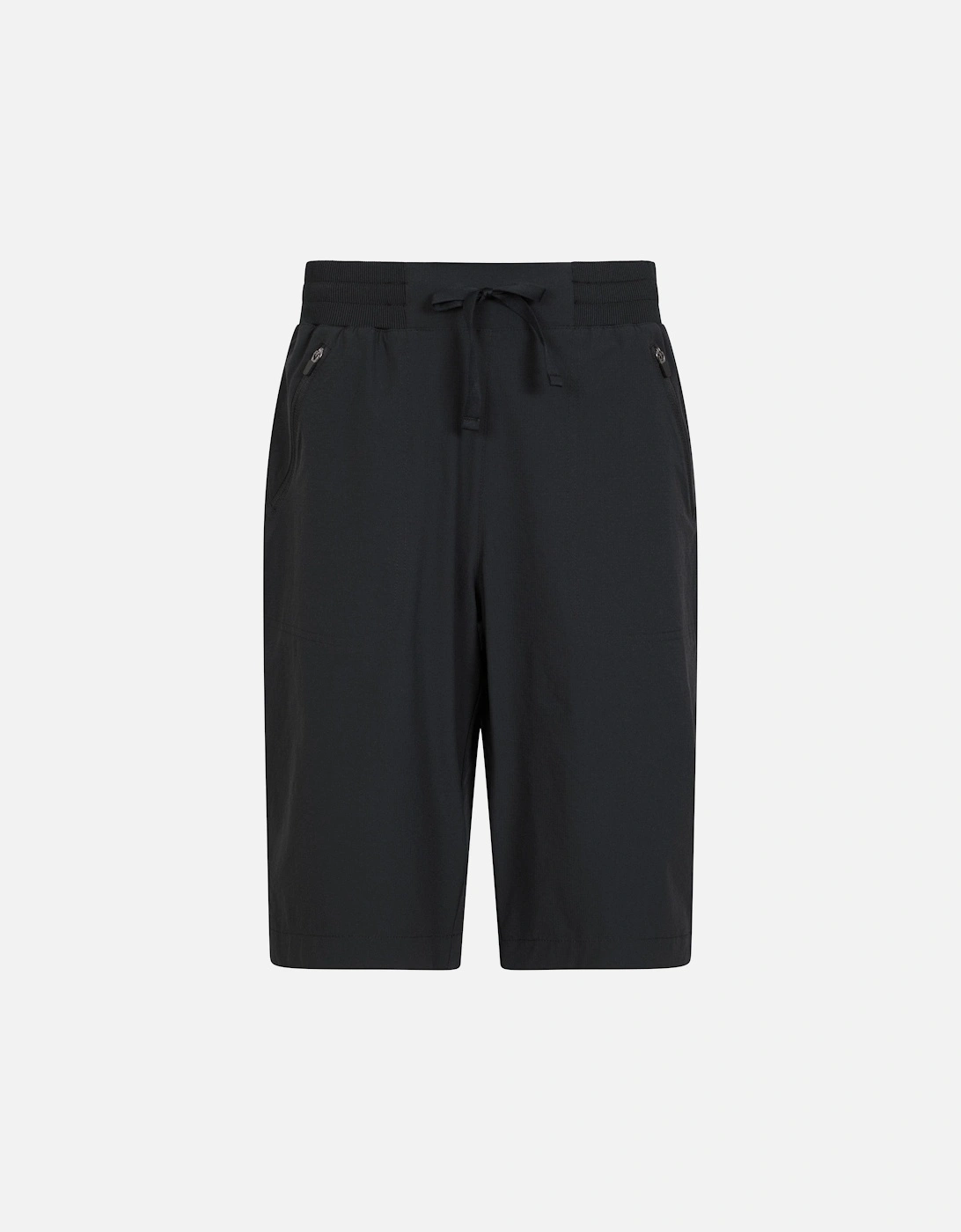 Mountain Warehouse Women's Black / Explorer Long Shorts  10 Size 10 Uk