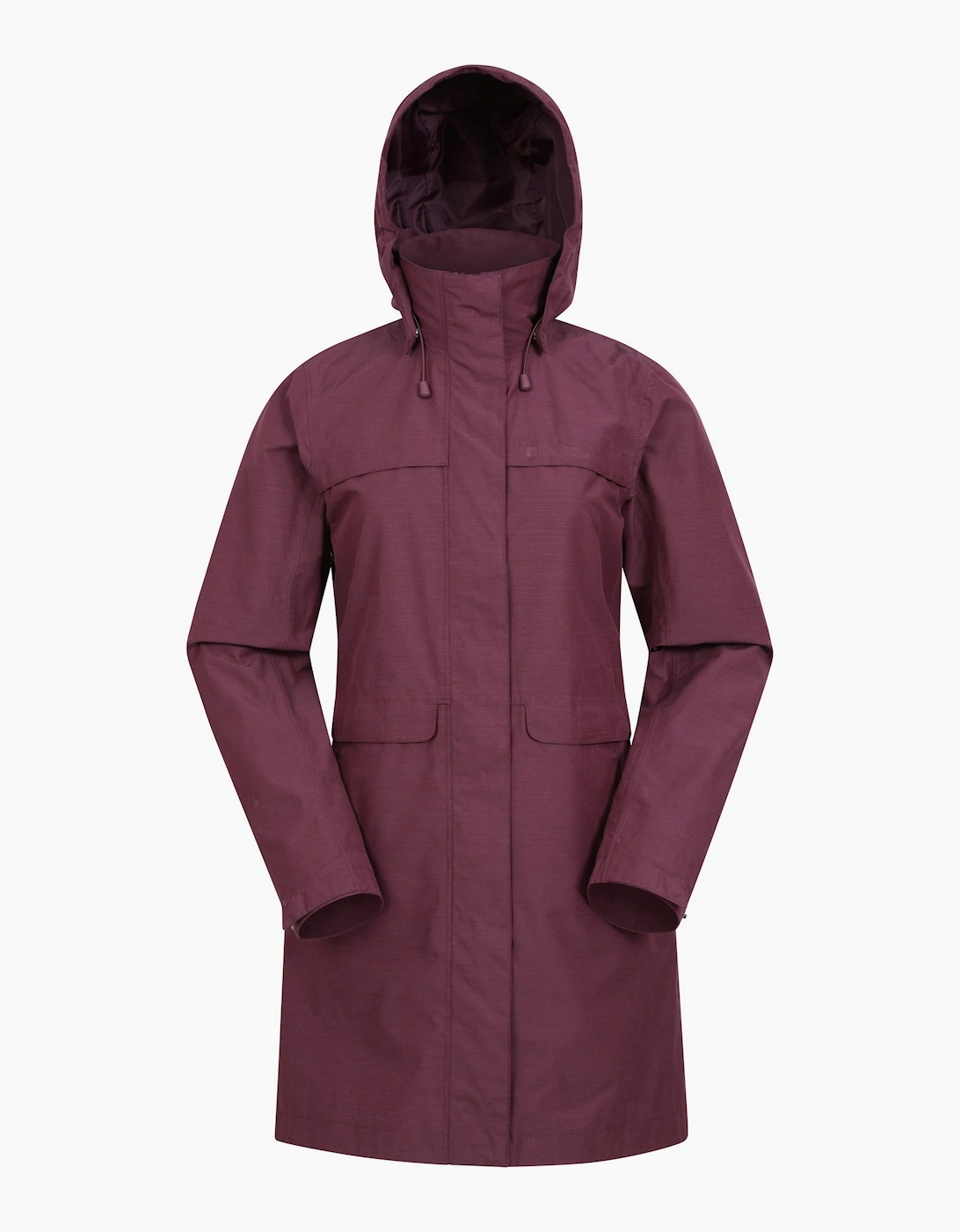 Mountain Warehouse Women's Red / Cloudburst Textu Waterproof Jacket - Size 14