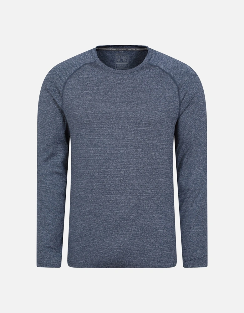 Mens Stripe IsoCool Base Layer Top