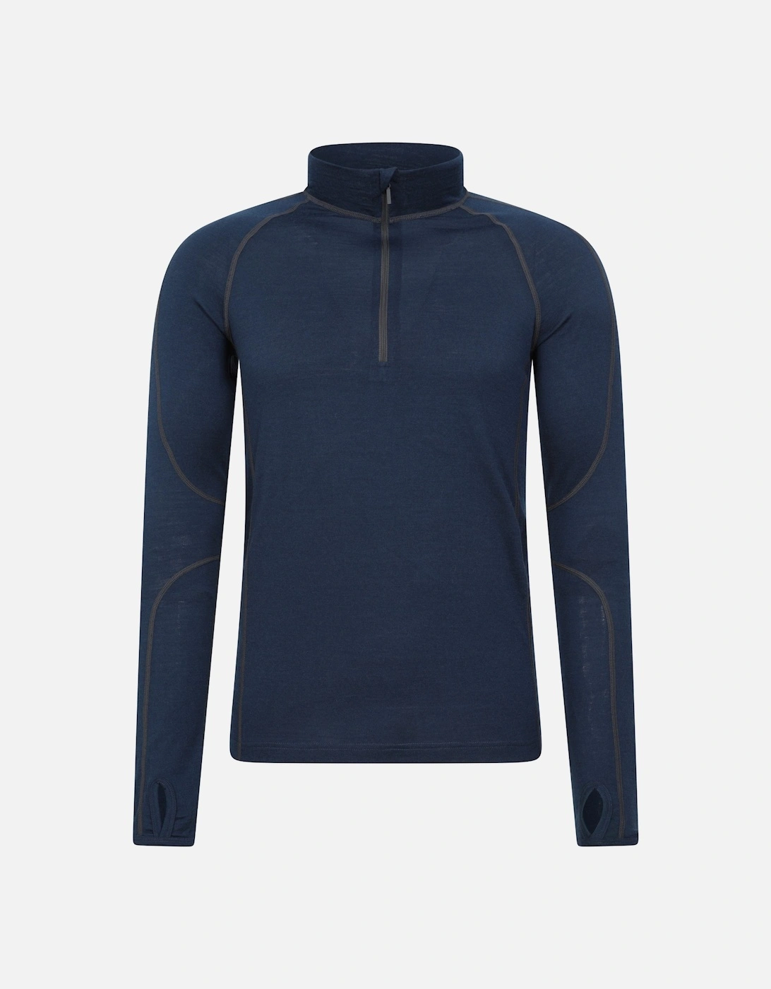 Mens Asgard III Merino Wool Thermal Top, 5 of 4