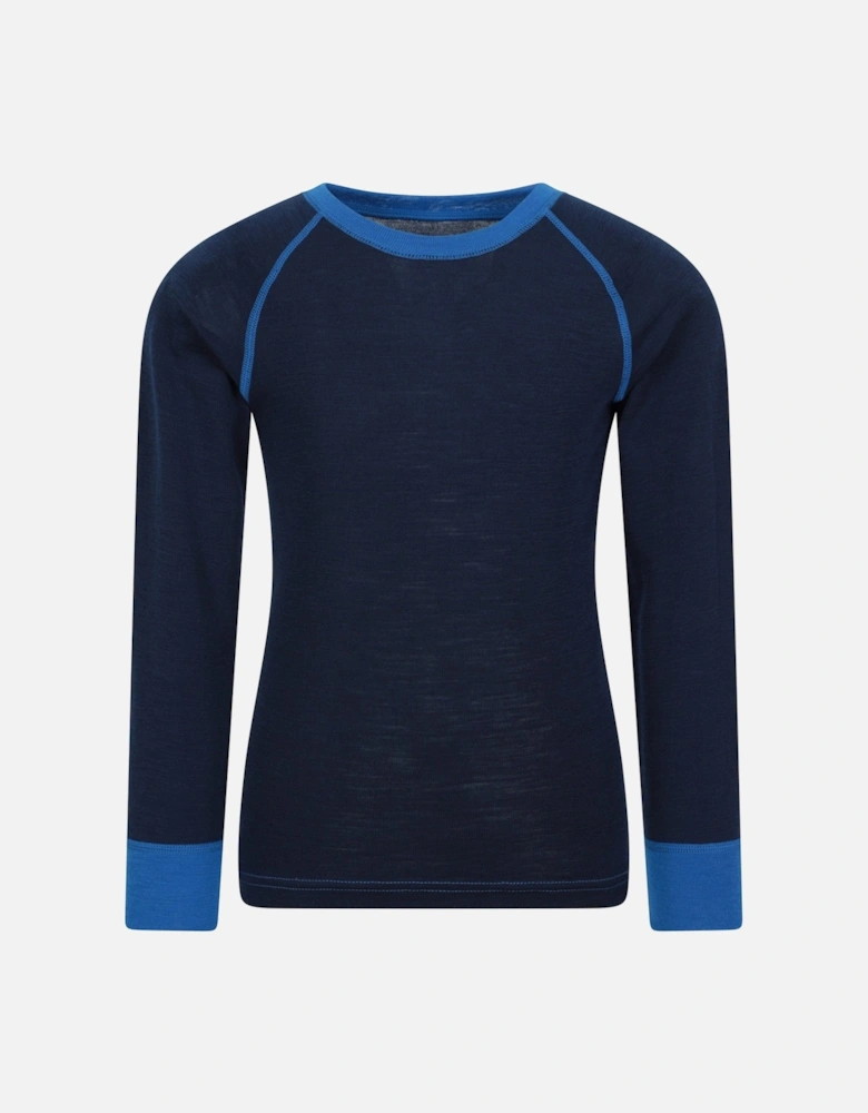 Childrens/Kids Merino II Round Neck Base Layer Top