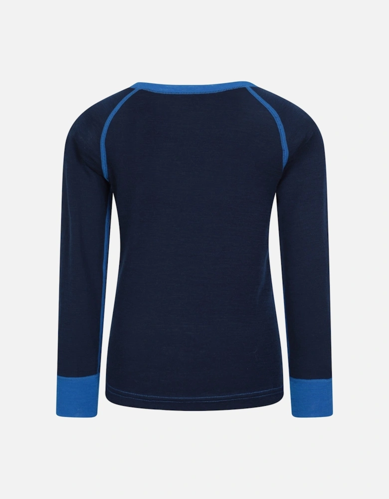 Childrens/Kids Merino II Round Neck Base Layer Top