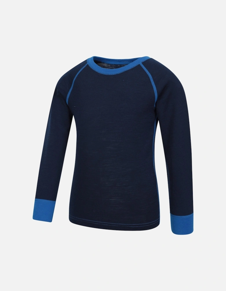 Childrens/Kids Merino II Round Neck Base Layer Top