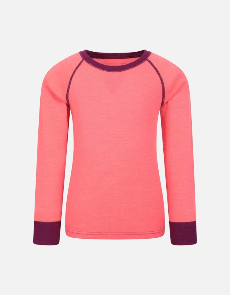 Childrens/Kids Merino II Round Neck Base Layer Top