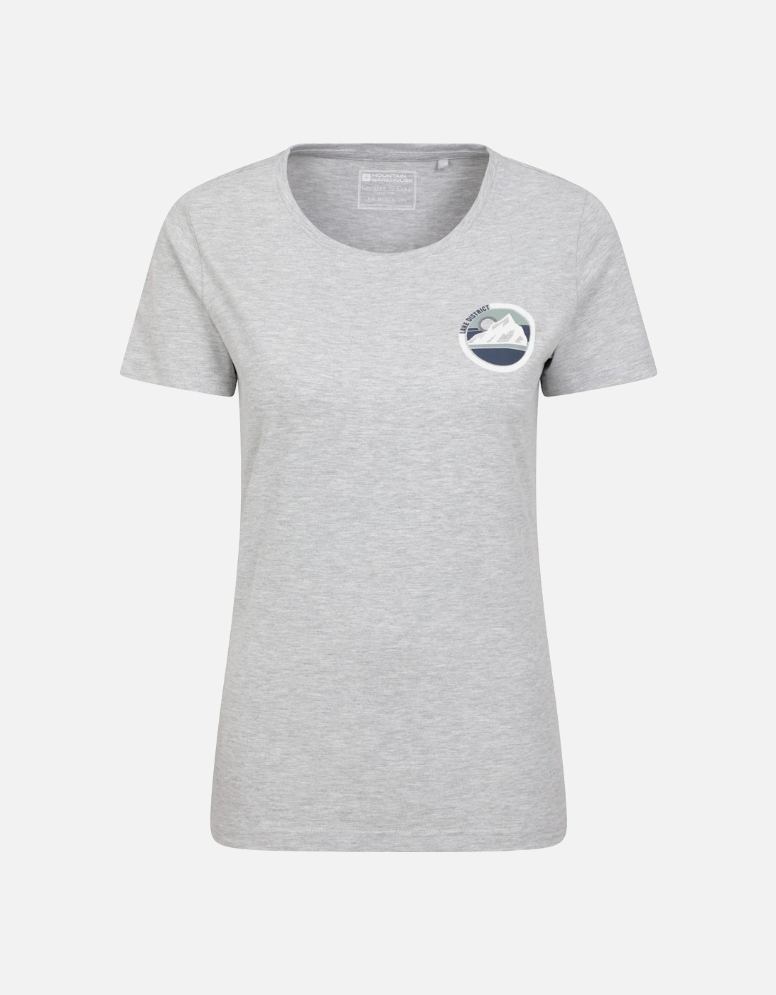 Womens/Ladies Lake District Tree Ring Organic T-Shirt, 5 of 4