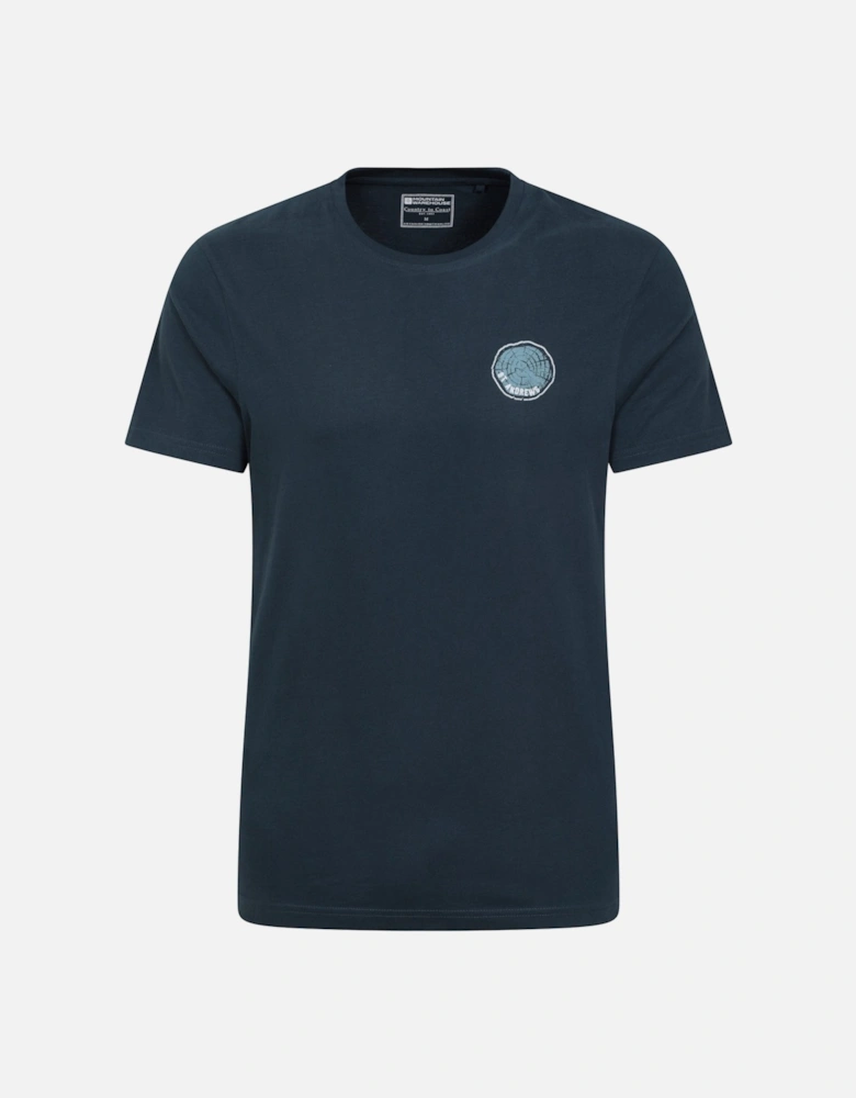 Mens St Andrews Tree Ring Organic T-Shirt