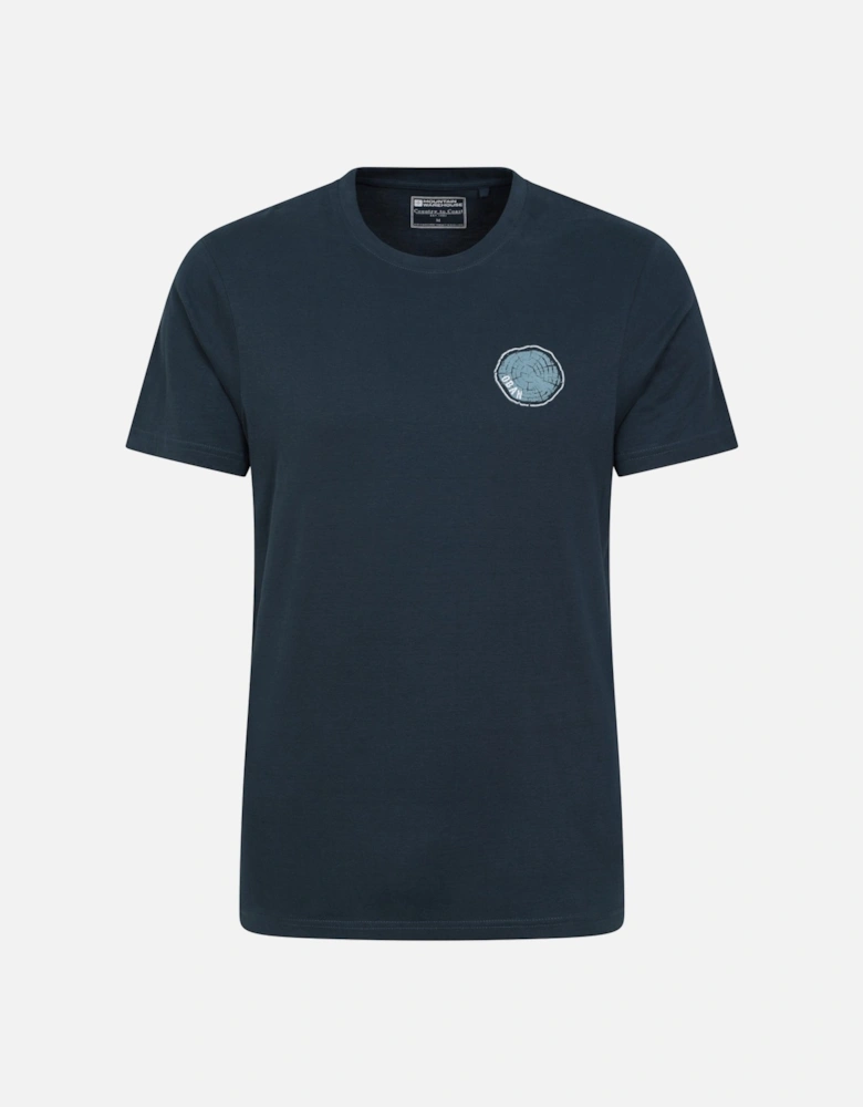 Mens Oban Tree Ring Organic T-Shirt