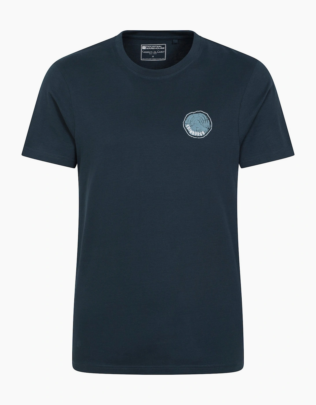 Mountain Warehouse Men's Mountain Warehouse Mens Edinburgh Tree Ring Organic T-Shirt - Navy