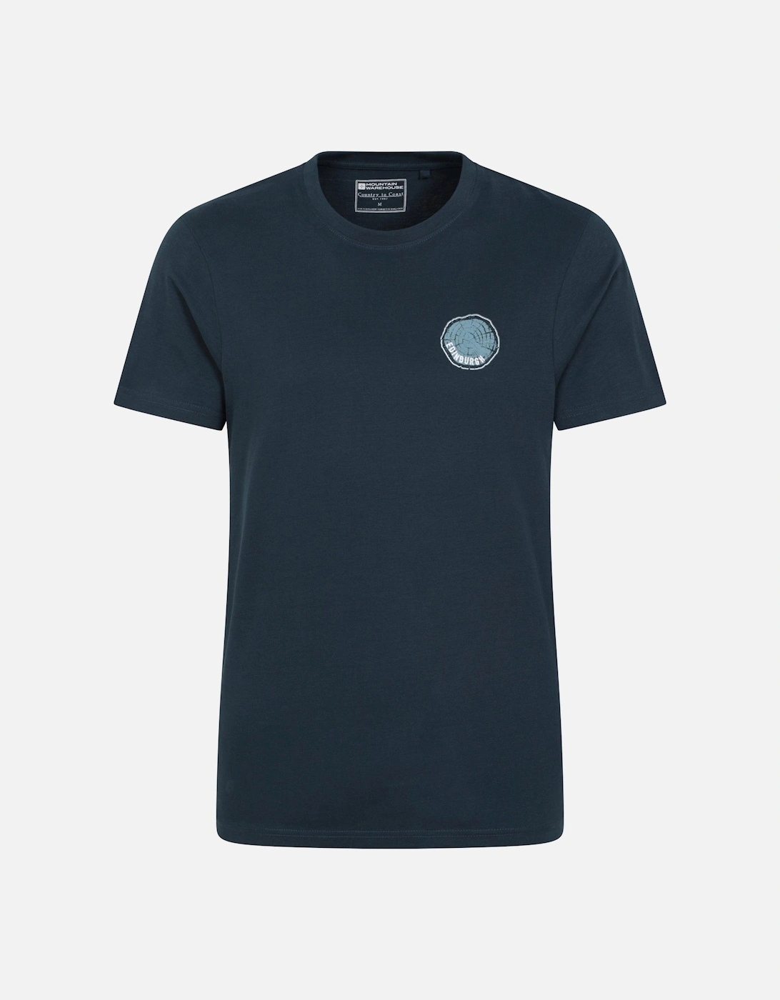 Mens Edinburgh Tree Ring Organic T-Shirt, 4 of 3