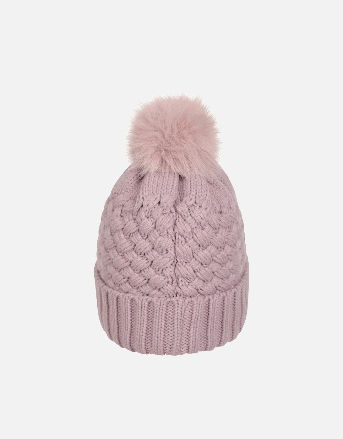 Womens/Ladies Lisbon Pom Pom Borg Lined Beanie