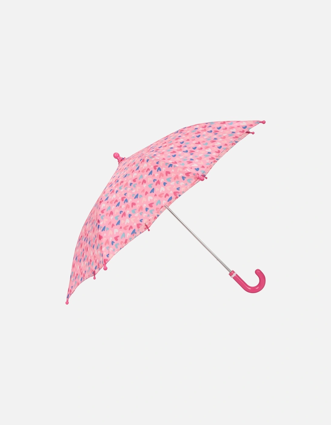 Childrens/Kids Hearts Stick Umbrella, 5 of 4