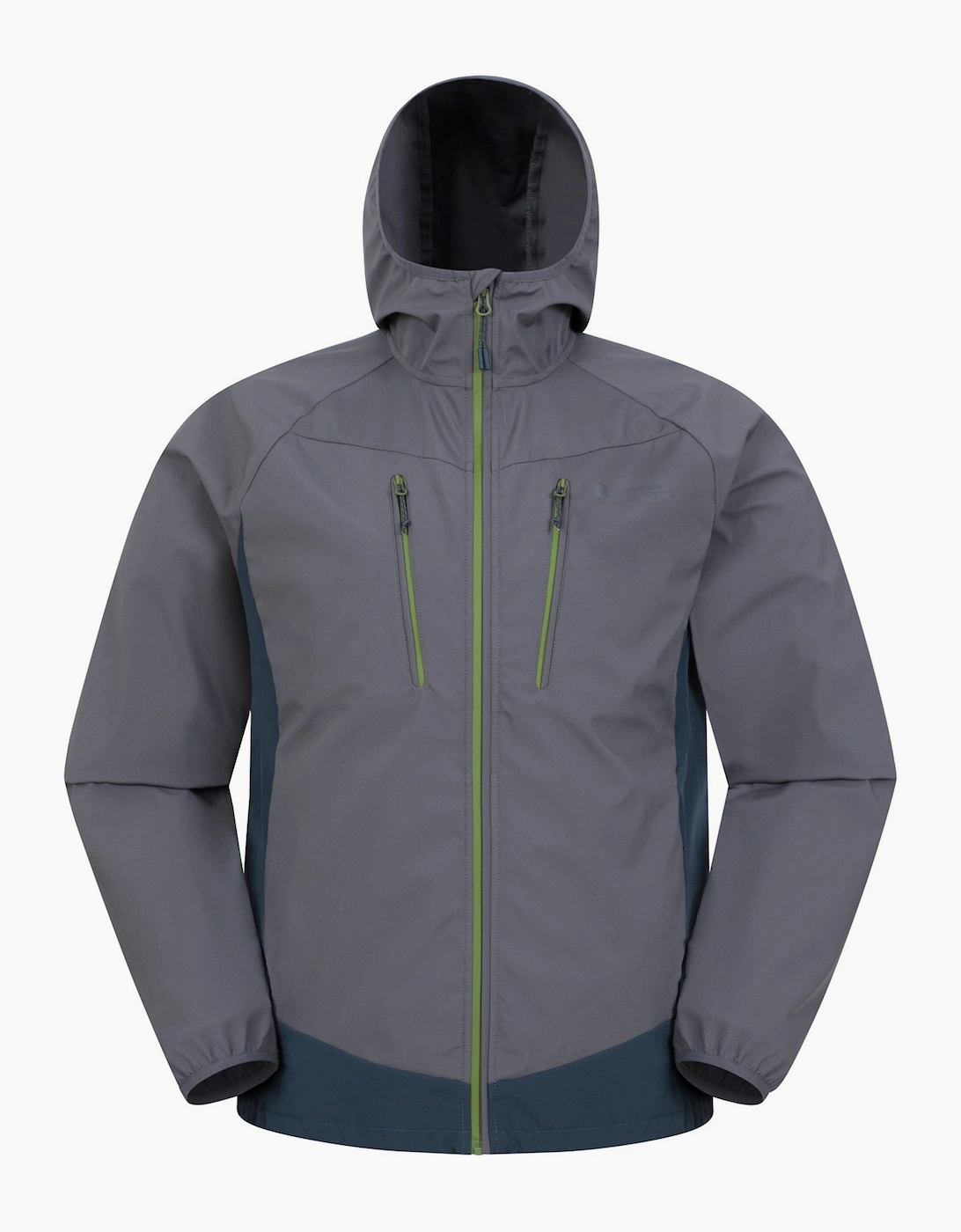 Men's Mountain Warehouse Mens Ambit Lightweight Soft Shell Jacket - Grey - Size: Regular/36